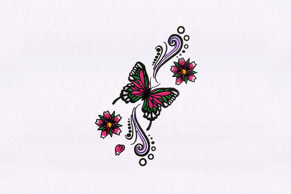 Floral Butterfly