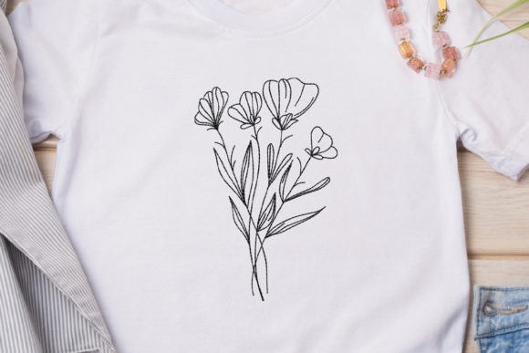 Flowers Line Art